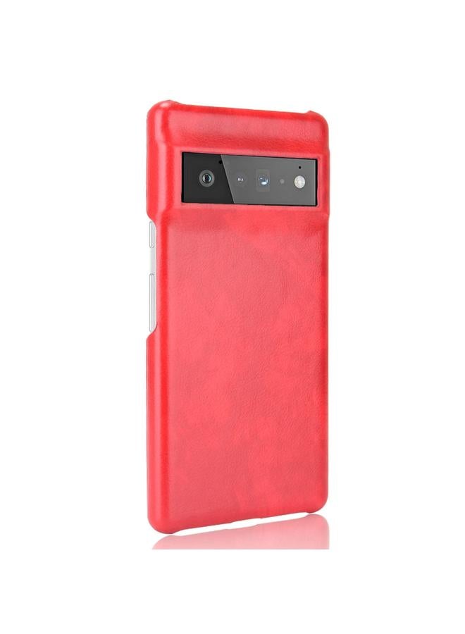 اس-توب جراب لهاتف Google Pixel 6 Pro مقاوم للصدمات مصنوع من مادة الليتشي PC + PU - Image 3