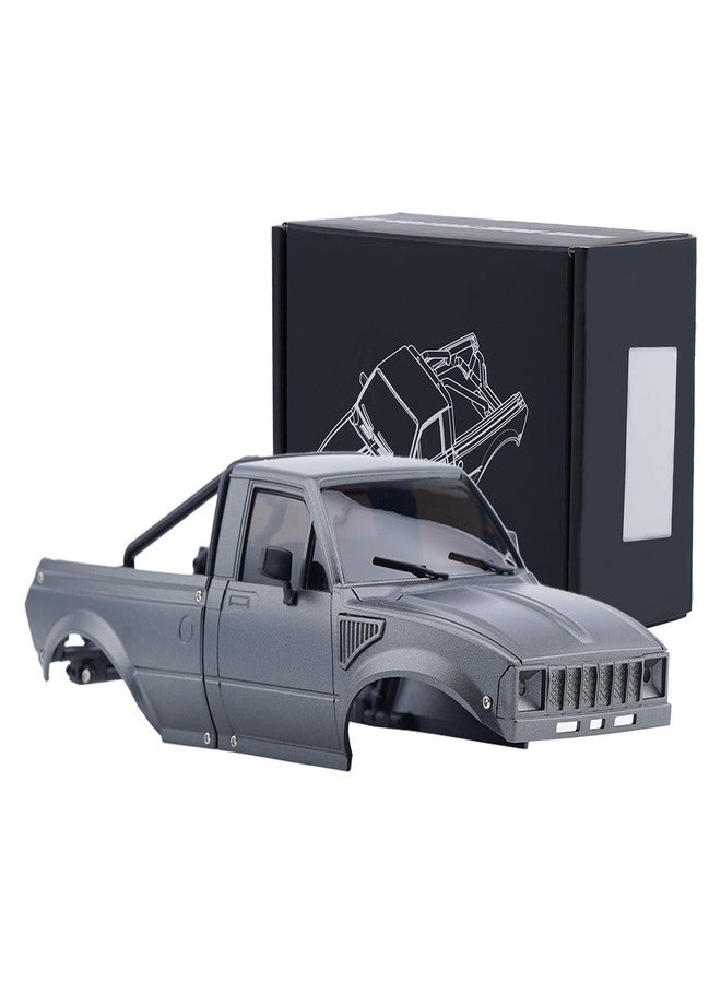 DJX SCX24 Body Shell with Bed Rack for Axial SCX24 C10 Bronco Wrangler Base Camp 1/24 RC Crawler Car (Gray) - Image 1