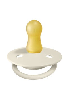 Bibsters Size 1 Baby Pacifier DeLux (Latex) 0 To 6 Month Ivory  - Image 1
