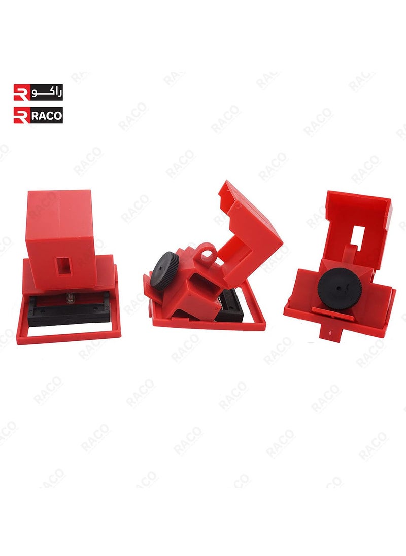 RACO RACO Giffex Circuit Breaker Lock, Good Insulation Engineering Plastic Clamp On Circuit Breaker Lockout Large Temperature Resistance  - Image 4