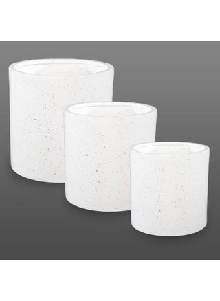 YAHOME Concrete Planter Pot, Minimalist Round Plant Pot with Smooth Matte Finish & Drainage Hole, Lightweight & Weather-Resistant Resin Pot for Plant, Flower Pot for Home Event & Commercial Use (SET) - pzsku/Z24C898EF6CEEB4CBAF46Z/45/_/1734334898/3952d3ed-90be-4bd6-acd0-492b7a396d85
