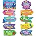 Spakon 20 Pieces Under The Sea Party Decorations Ocean Sea Animal Party Signs Ocean Themed Birthday Party Decor Baby Shower Beach Party Supplies for Boys Girls Kids - Image 3