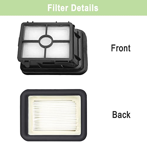 Bvhonwe 8 Pack Replacement Parts Compatible with Bissell CrossWave 1785 2306 3888A Vacuum Cleaner 4 Pack Multi-Surface Brush Roll 1868 4 Pack Vacuum Filter 1866 Compare to Part 1608683 160-8683 1608684 - Image 4