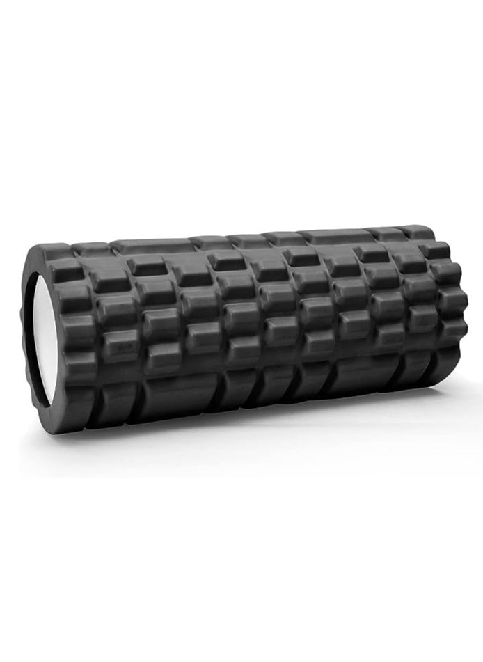 MahMir Mahmir® EVA Foam Roller for Yoga, Deep Tissue Massage, Stretching, Physical Therapy, Relieve Stress, Improve Mobility with Foam Roller for Legs and Muscles - Deep Tissue Massage Tool (Black)  - Image 1