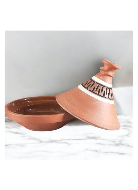 Moroccan style pottery and porcelain bowl, size - 30 cm