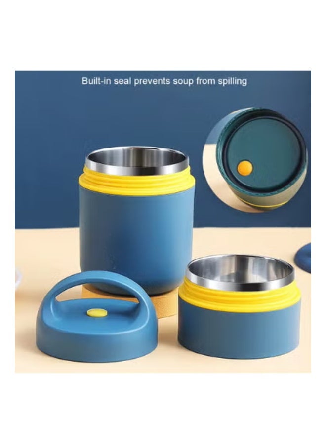 Twisoo Stainless Steel Vacuum Thermal Lunch Box – Insulated Food Container with Leak-Proof Soup Cup & Carry Bag, Portable Bento Lunch Box for Kids, School, Office & Travel - Image 2