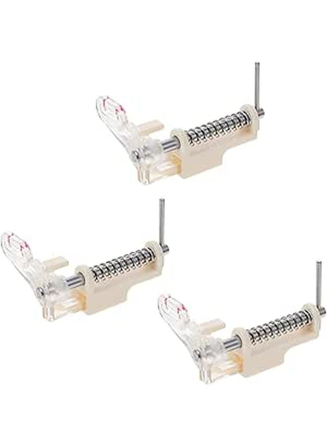 3 Pcs Multi Function Presser Feet Set Compatible With Low Shank Household Sewing Machines - Image 1
