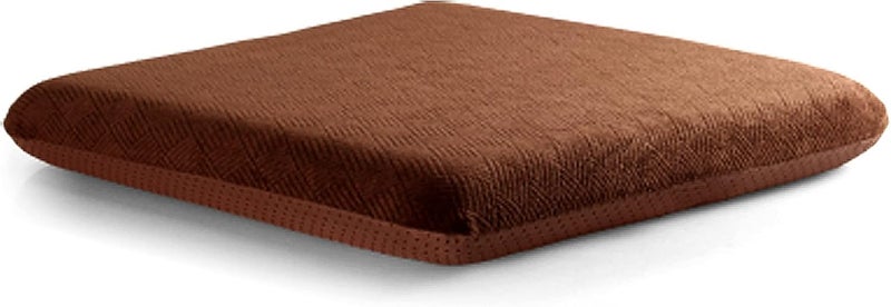 Sigmat Recliner Cushion for Elderly with Memory Foam 20x20x3 Inches Large Square Seat Cushion for Recliner Chair, Floor Pillow, Truck Seat Cushion Coffee - Image 1