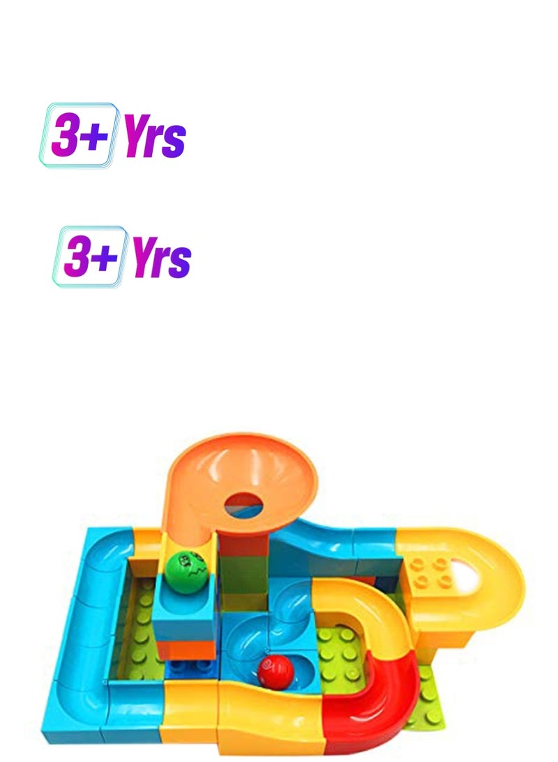 Loquat 52-Piece Marble Run Building Block Toy 52 - Image 1