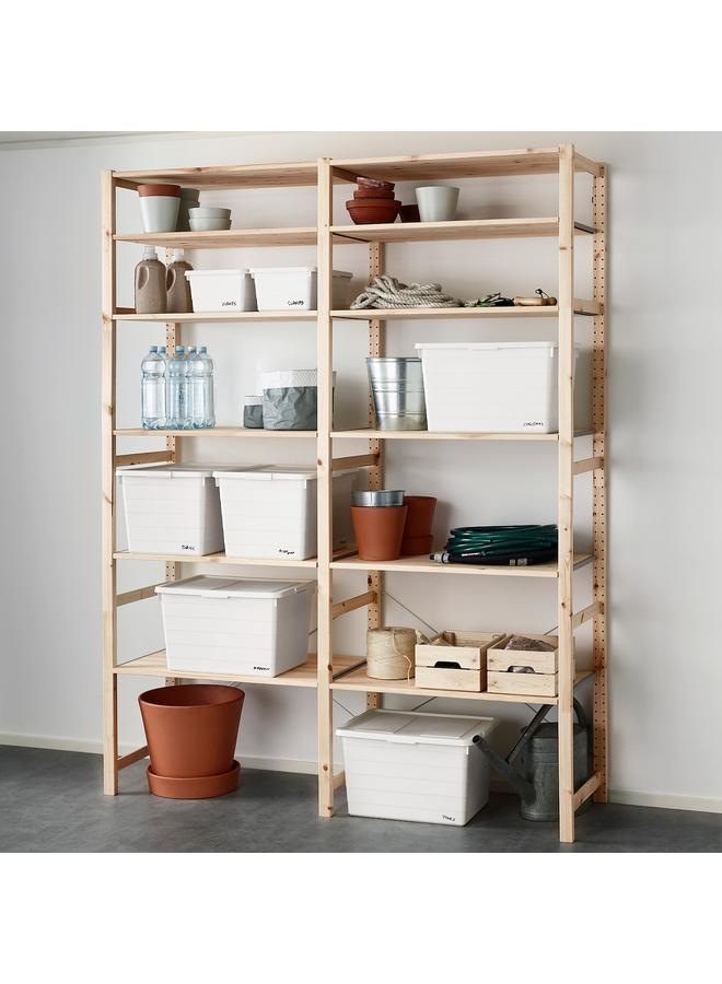 إيروريكس صندوق مع إضاءة LED، أبيض، 38X51X30 سم - Image 5