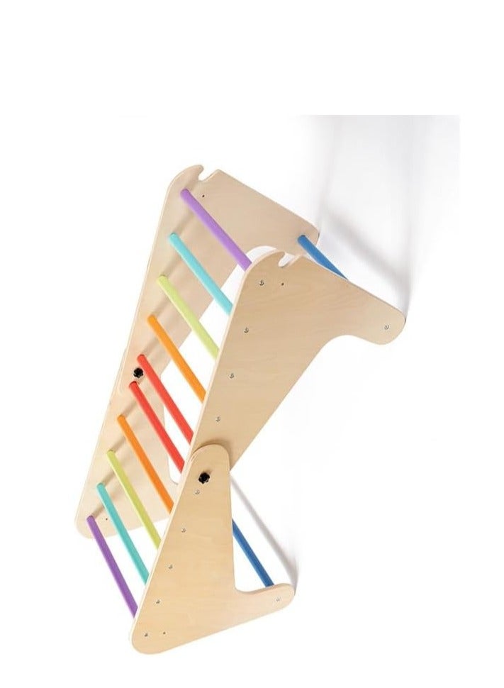 Cool Baby Climbing toys for toddlers 1-3 inside Children's Wooden Climbing Frame Baby Sensory Training Climbing Frame Infant Indoor Climbing Frame Slide Combination Toys - Image 2