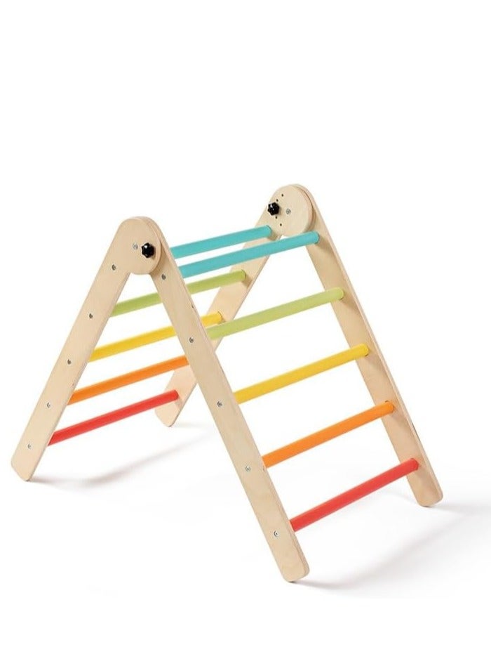 Cool Baby Climbing toys for toddlers 1-3 inside Children's Wooden Climbing Frame Baby Sensory Training Climbing Frame Infant Indoor Climbing Frame Slide Combination Toys - Image 4