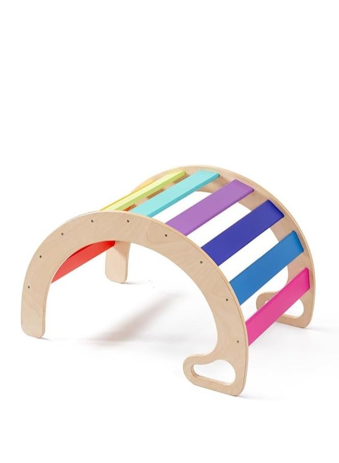 Cool Baby Climbing toys for toddlers 1-3 inside Children's Wooden Climbing Frame Baby Sensory Training Climbing Frame Infant Indoor Climbing Frame Slide Combination Toys - Image 5