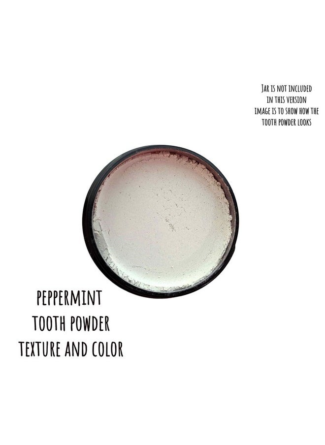 SIMPLY SOONEY Zero Waste Up To 6 Month Supply Organic Vegan Fluoride Free Tooth Powder Peppermint Flavor Ships Without Any Plastic Packaging I Natural Whitening I Stronger Teeth  - Image 4