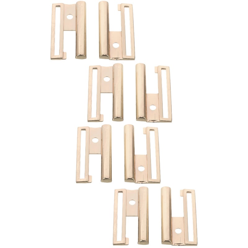 4 Pairs Delicate Coat Toggle Buckle Coat Holder Buckle Clasp Metal Sweater Closure Buckle - Image 1