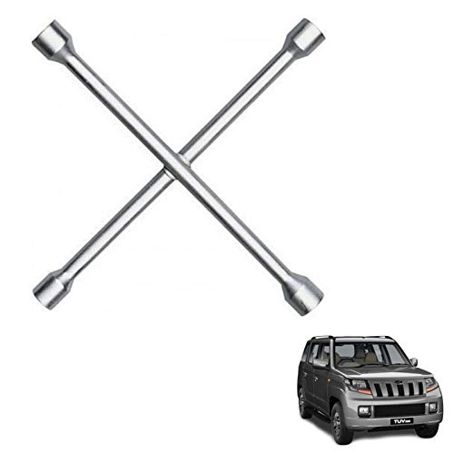 Autokaar 4 Way Car Tyre Screws Wrench Wheel Pana Spanner (17 x 18 x 19 x 21 mm) for Mahindra TUV-300 - Image 3
