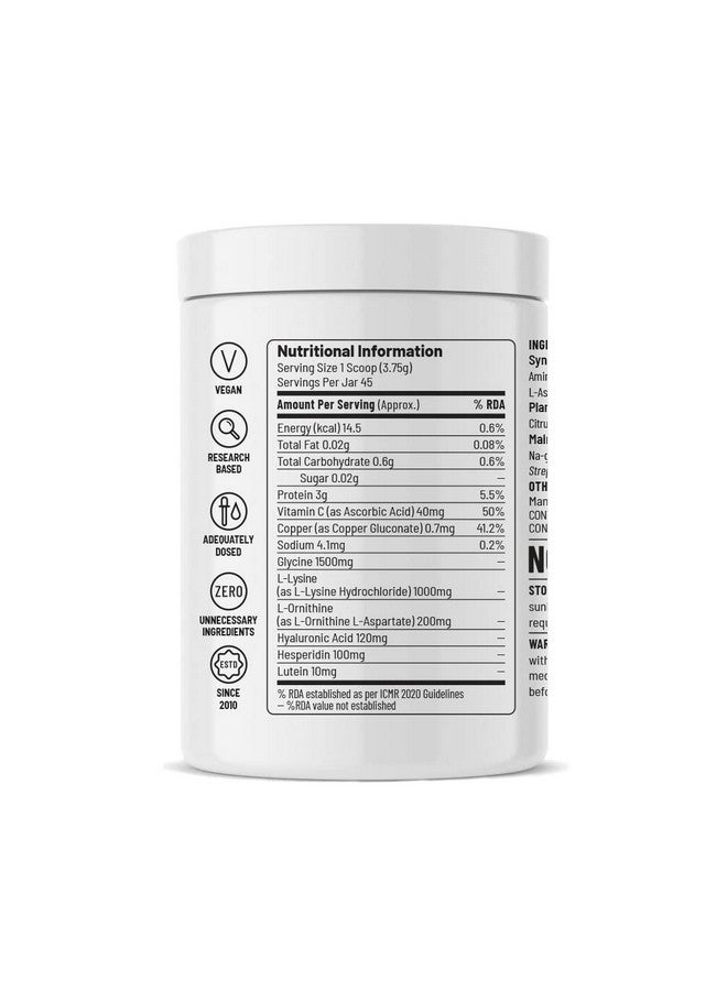 Unived Vegan Collagen Builder,Research Based Formulation For Collagen Synthesis, Hydration, & Protection,For Men & Women, Skin, Hair, Bones, & Tissue, Strength & Health (Mango, 45 Servings) - Powder - Image 2