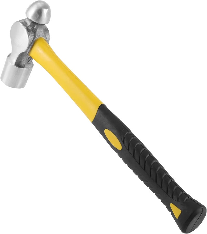 HAKZEON 2 PCS 24 OZ and 32 OZ Ball Peen Hammer Set, Forged Steel Ball Pain Hammer, Metal Ball Peen Hammer, with Construction and Shock Absorption Non-Slip Handle for Strong Striking work - Image 5