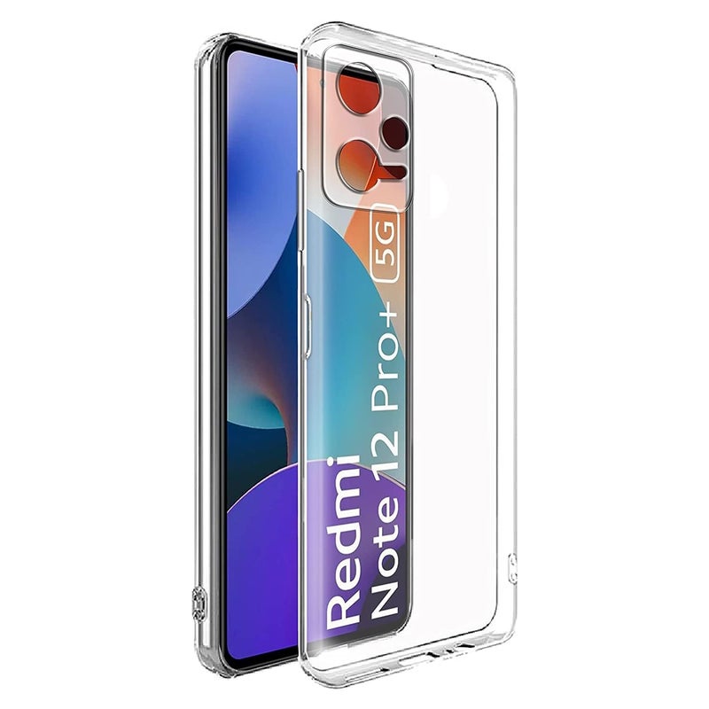 Nishtech غطاء خلفي شفاف هجين ناعم رفيع مضاد للغبار مع حماية الكاميرا لهاتف Redmi Note 12 Pro 5G و Poco X5 Pro 5G - Image 1