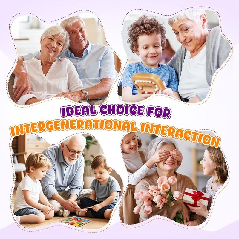 مكعب اللغز الخشبي الدوار لعبة تحدي الدماغ للكبار والأطفال وكبار السن لتخفيف التوتر - Image 5