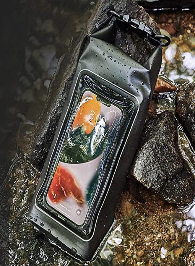GION Universal Waterproof Phone Case - 2L Pouch for Smartphones, Secure and Touch-Sensitive Protection for Water Sports Black - Image 2