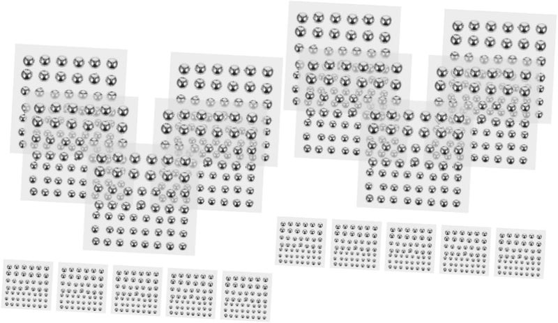 MINAOLULUS 20sheets Stickers for Face Eye Gems for Makeup and Nail Art Crafts Adhesive for Festivals Parties and Projects - Image 1