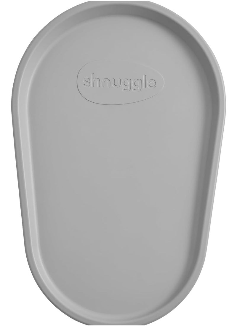 Shnuggle - Squishy Changing Mat | Baby Changing Diaper Pad | Soft and Warm Foam Material | Non Slip Base | Hygienic | Non Toxic | Easy Clean Wipeable, No Cover Needed | Grey - Image 1