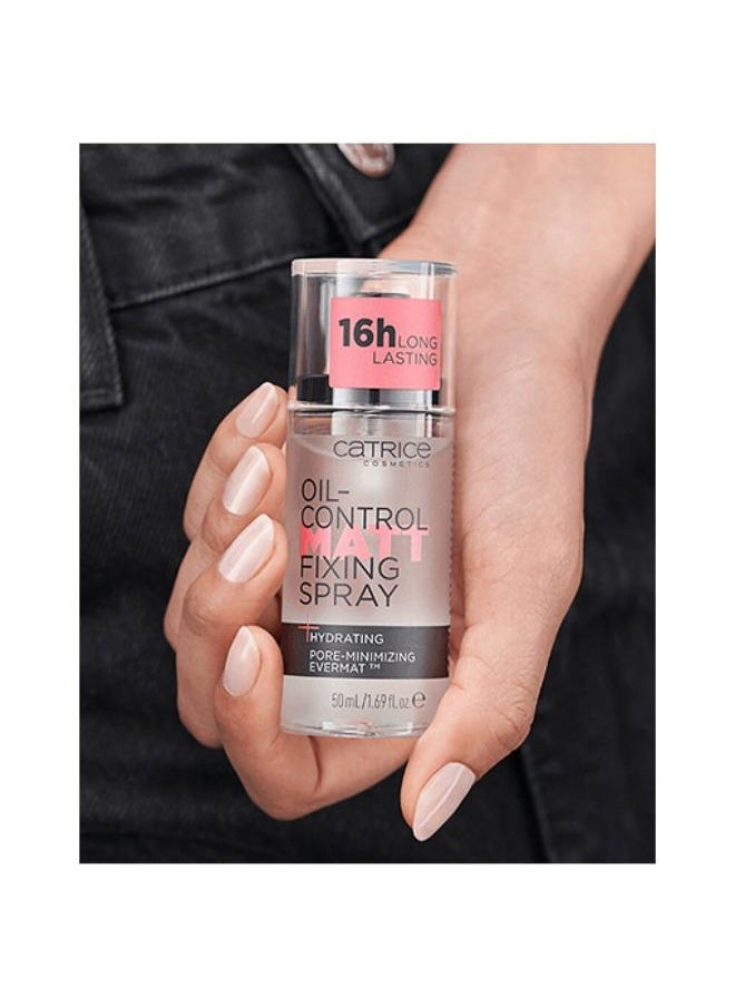 Catrice Oil Control Matt Fixing Spray | Minimizes Visibility of Pores | Sets Makeup for 18 hours | Mattifying | Vegan & Cruelty Free  - Image 2
