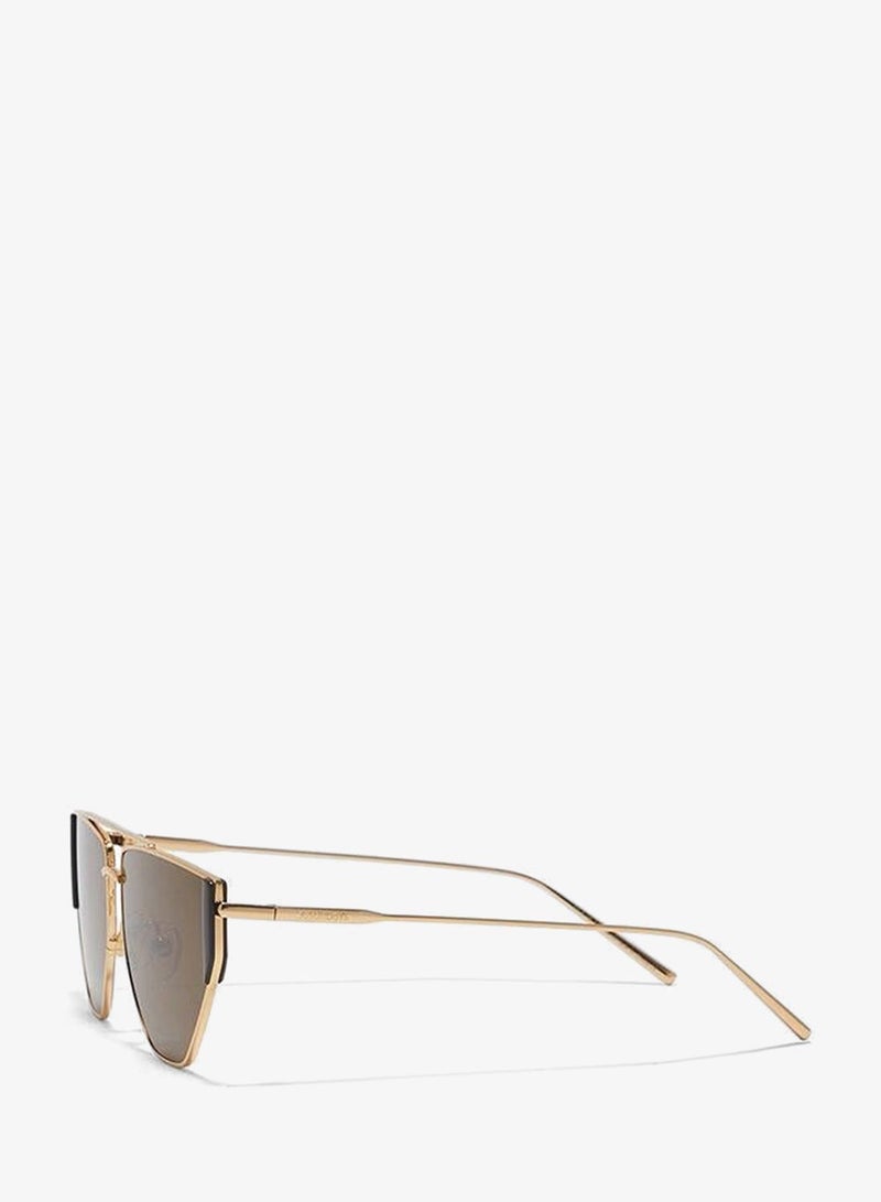 30Sundays GARDENA,Unisex Sunglasses, Aviator Sunglasses, UV Protection: UV400 (Gold,Brown) - Image 3