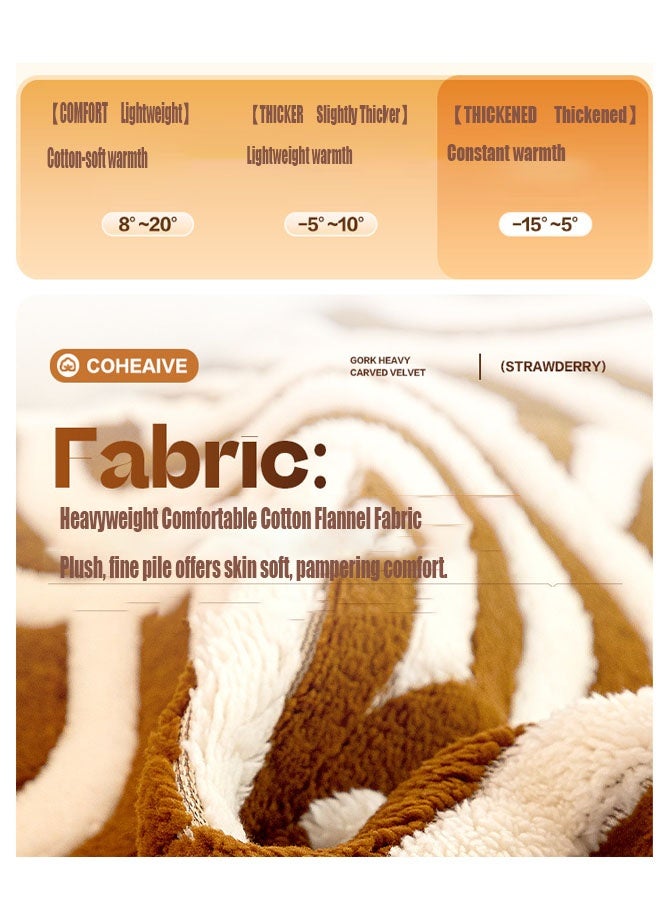 Bukela Autumn/Winter Plush Sofa Cushion Cover, Thickened for Warmth, 2025 New Premium-Feel Fixed Anti-Slip Straight-Cut Seat Cushion Cover - Image 4