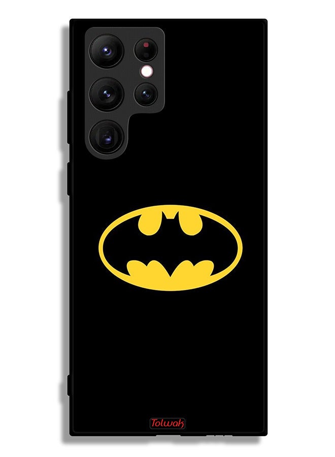Tolwak Samsung Galaxy S22 Ultra 5G Protective Case Cover Batman Logo - Image 3