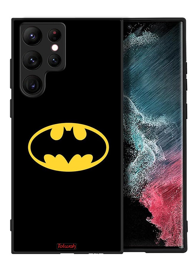 Tolwak Samsung Galaxy S22 Ultra 5G Protective Case Cover Batman Logo - Image 2