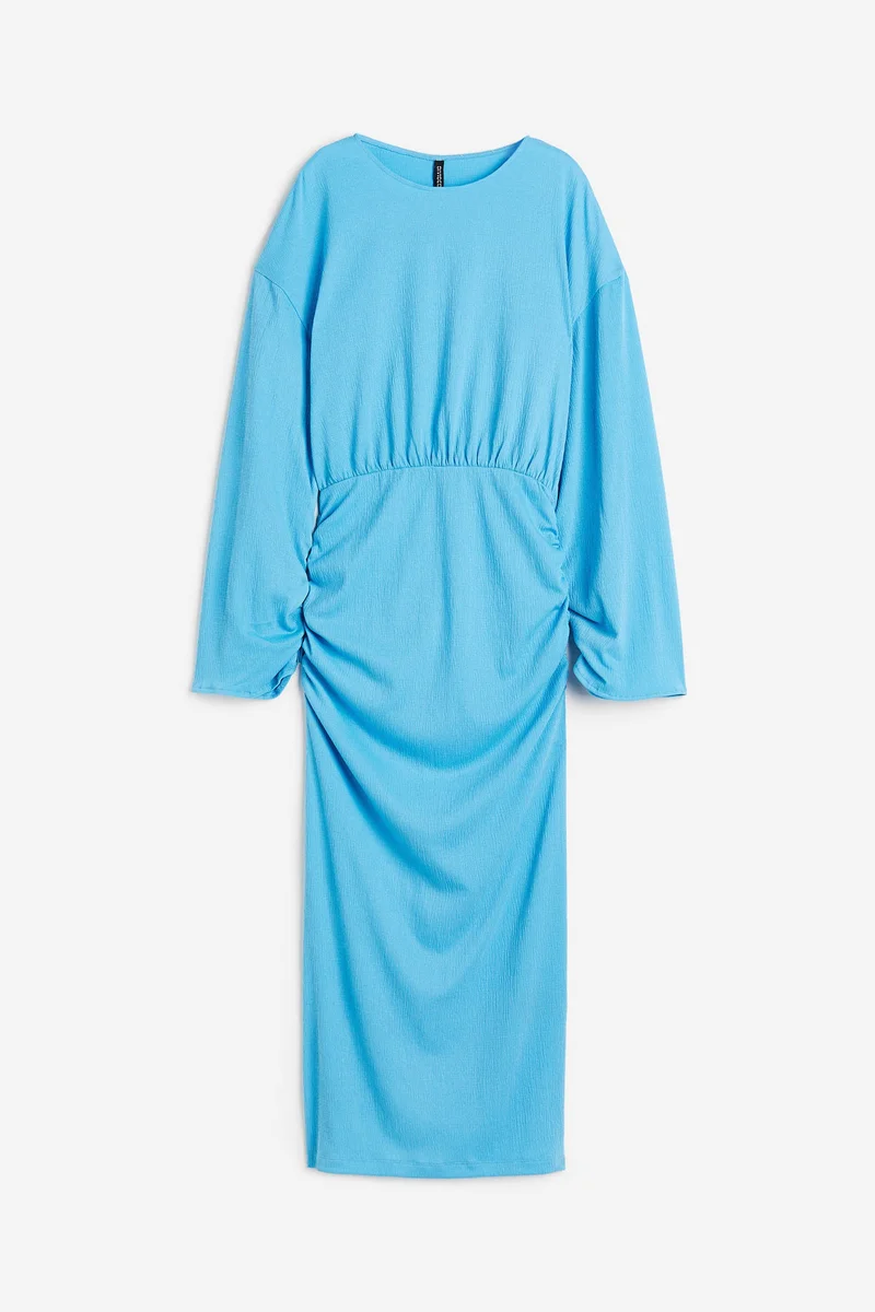 H&M Crinkled gathered dress