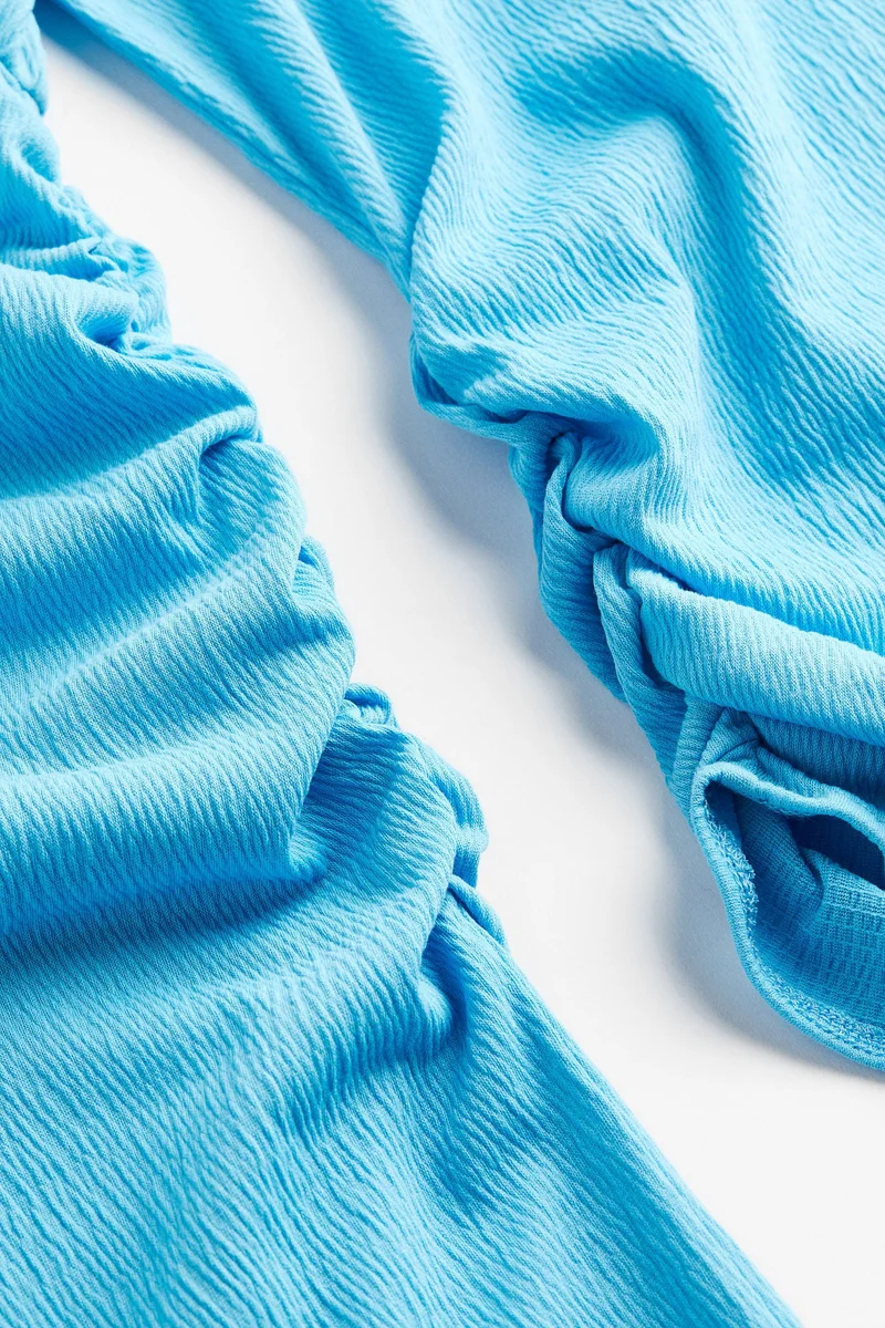 H&M Crinkled gathered dress
