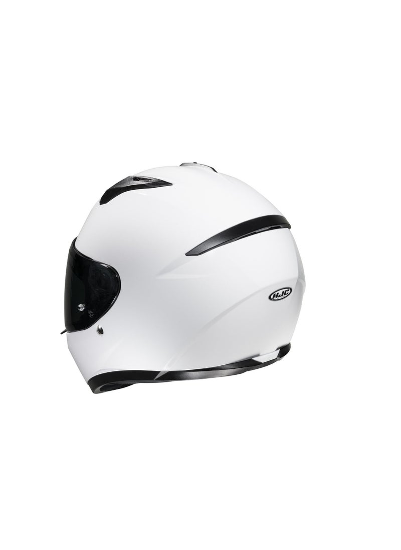 HJC Helmet - HJC HELMETS C10 SOLID WHITE - Image 1