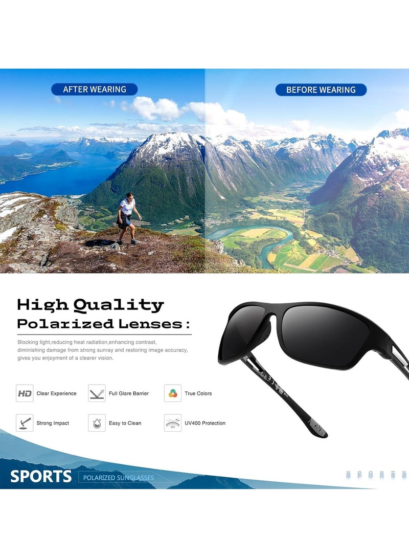 Fanski Polarized Sports Sunglasses ，UV400 Protection Glasses - Image 5