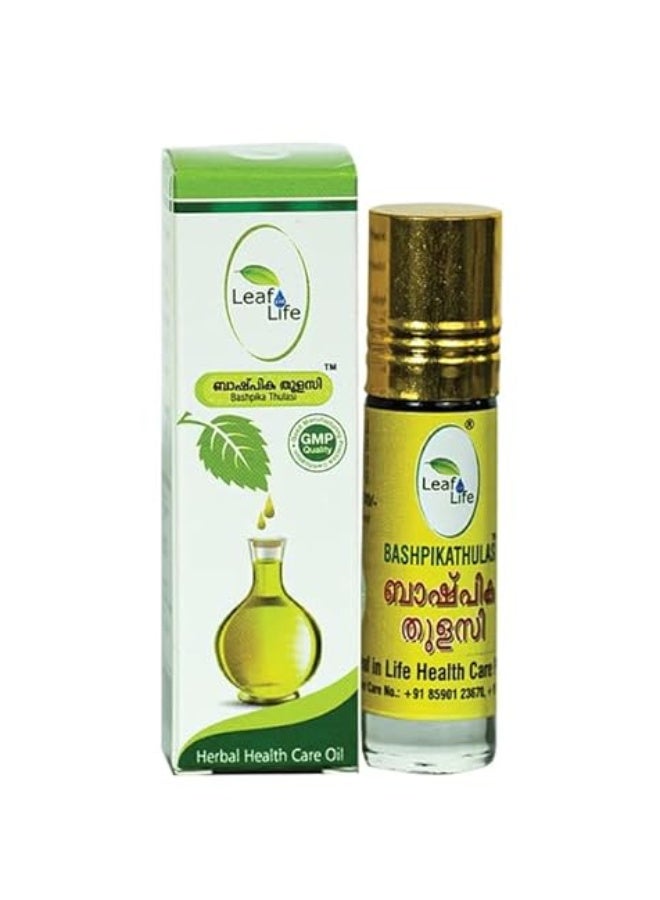 LeafLife Bashpika Thulasi Herbal Health Care Oil - 7 ml - Image 1