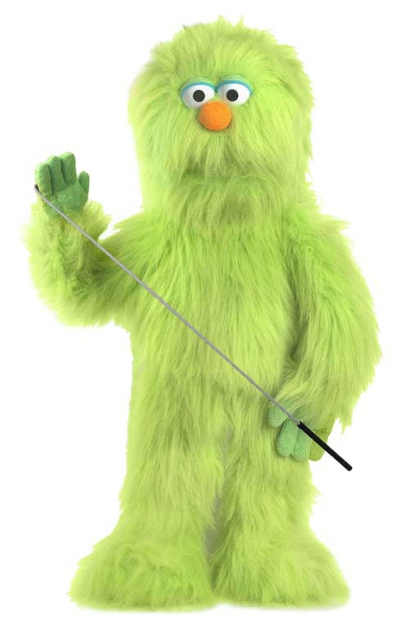 Silly Puppets 30 Green Monster Puppet Full Body Ventriloquist Style Puppet - Image 2