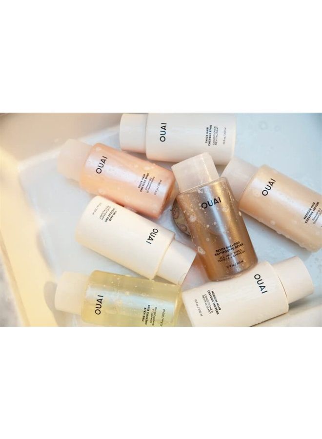 Ouai شامبو ديتوكس. منظف منقي لإزالة الأوساخ والزيوت والمنتجات وتراكم المياه العسيرة. استعيدي شعرك نظيفًا وناعمًا ومنتعشًا. (10 أونصات) - Image 5