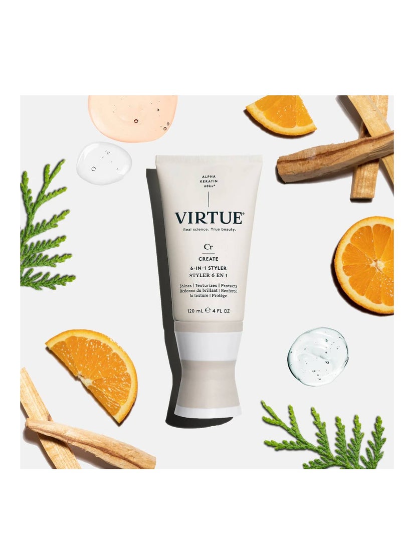 VIRTUE Mini 6-in-1 Vitamin E Hair Smoothing Styler 60ml - Image 4