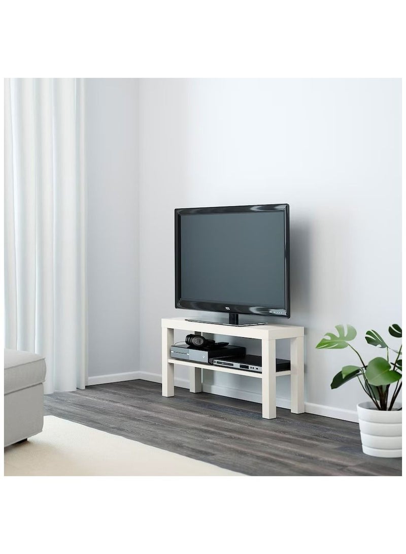 Generic Tv Bench White, For Home And Office, Easy To Match With Other Furnishings, Easy To Assemble 90x26x45 cm  - Image 2