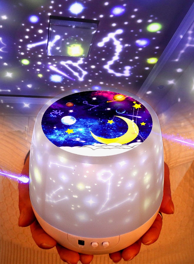 Sharpdo 6 Theme Star Sea Projector Rotating Night Light - Image 2