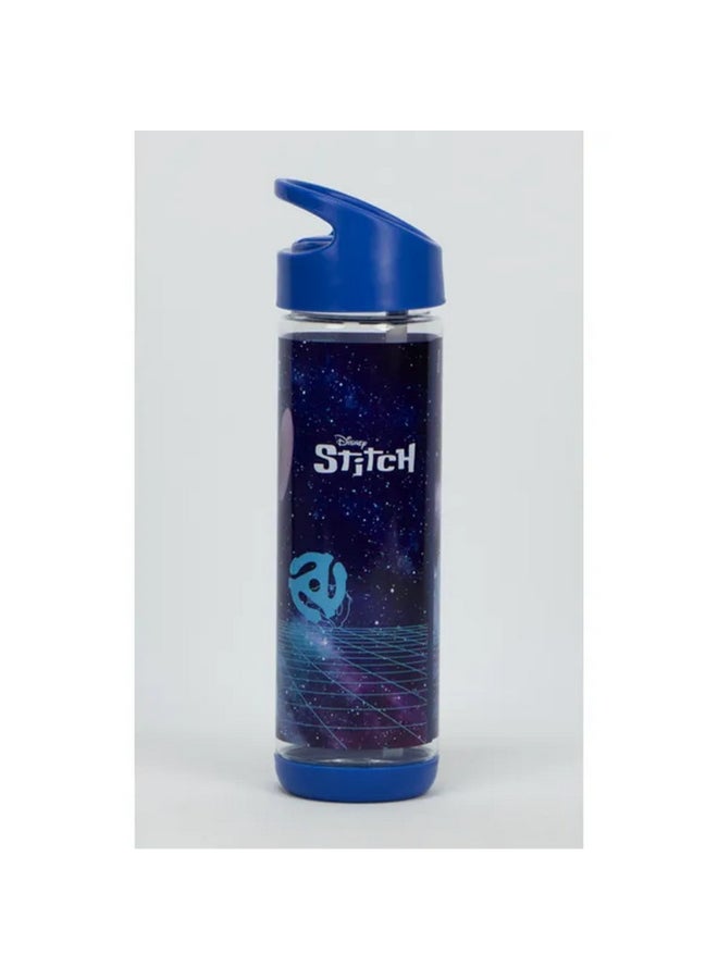 SunCe Disney Stitch Plastic Water Bottle with Straw Blue 500 ml SUNS-4300DTT  - Image 3