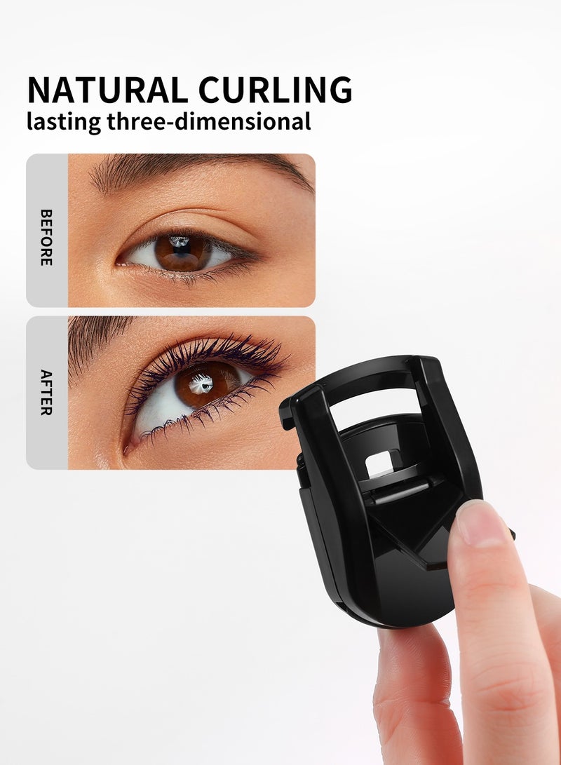 docolor Eyelash Curler, Portable Lash Curler with 1 Silicone Refill Pads Mini Eye Lashes Curlers Professional Travel Makeup Tools for All Eye Shapes  - Image 4