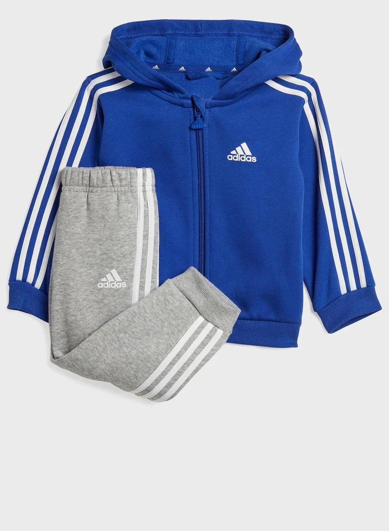 Adidas Essentials Full-Zip Hooded Jogger Set