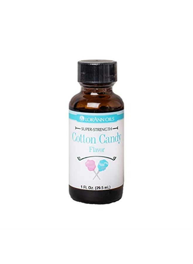 LorAnn Oils Super Strength Flavoring  Used For Candy Making Flavoring Extracts Baking Hard Candy and Flavor Oils  Bold Natural Flavors 4X Stronger Than Extracts  Cotton Candy 1 fl oz - Image 1