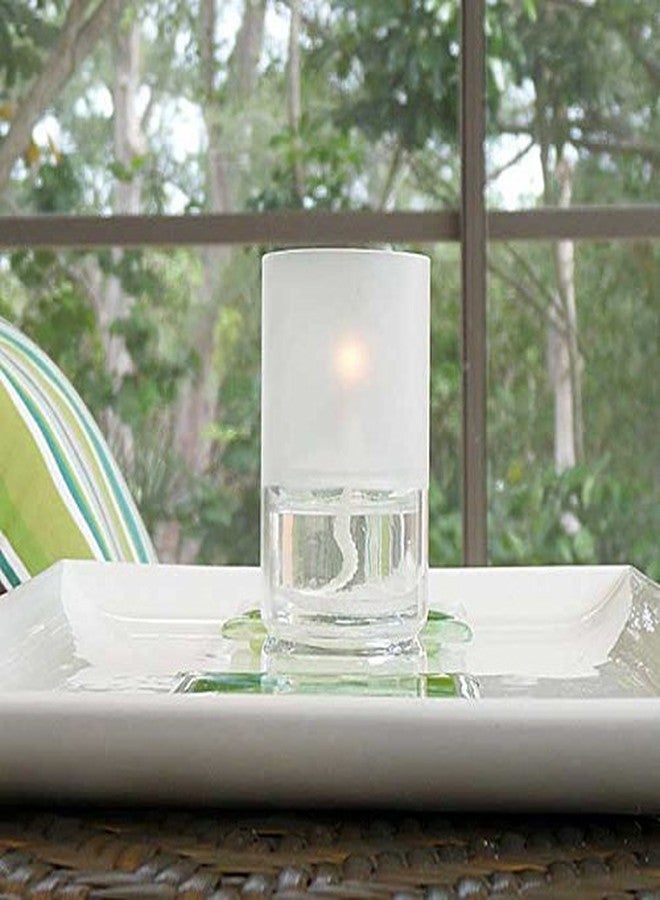 Firefly Fuels Refillable Glass Candle - Ethereal Reusable Oil Candle - 4.5” Hurricane Lantern for Restaurant Ambience, Indoor Lighting and Outdoor Events. Use with Liquid Paraffin or Lamp Oil - Image 5