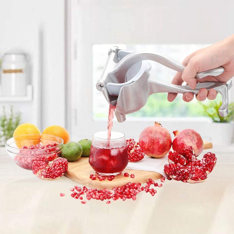 SOLINO Aluminum Alloy Heavy Grade Manual Fruit Juicer Hand Press Kitchen with Teflon CoatingOrange Lemon Lime Pomegranate Hand Juicer Squeezer Portable Juice Presser Juice Maker - Image 3