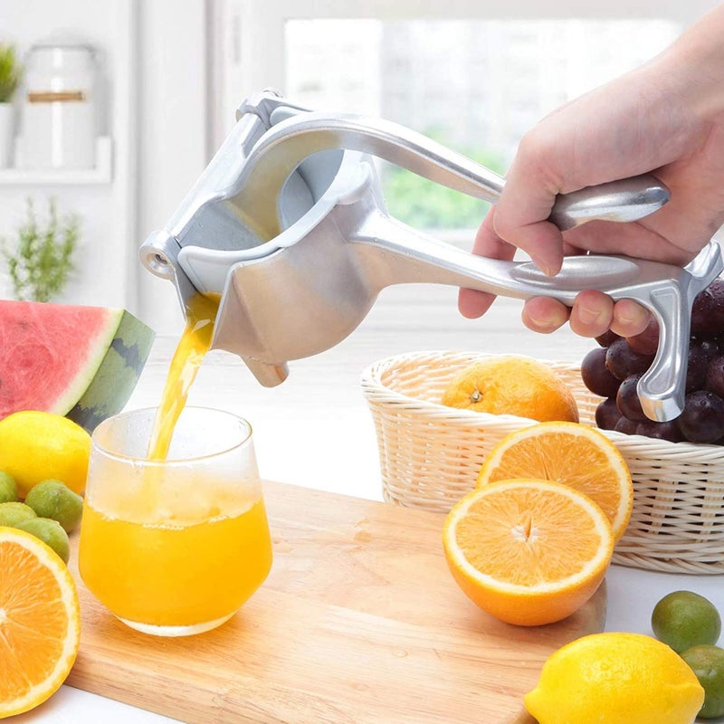 SOLINO Aluminum Alloy Heavy Grade Manual Fruit Juicer Hand Press Kitchen with Teflon CoatingOrange Lemon Lime Pomegranate Hand Juicer Squeezer Portable Juice Presser Juice Maker - Image 4
