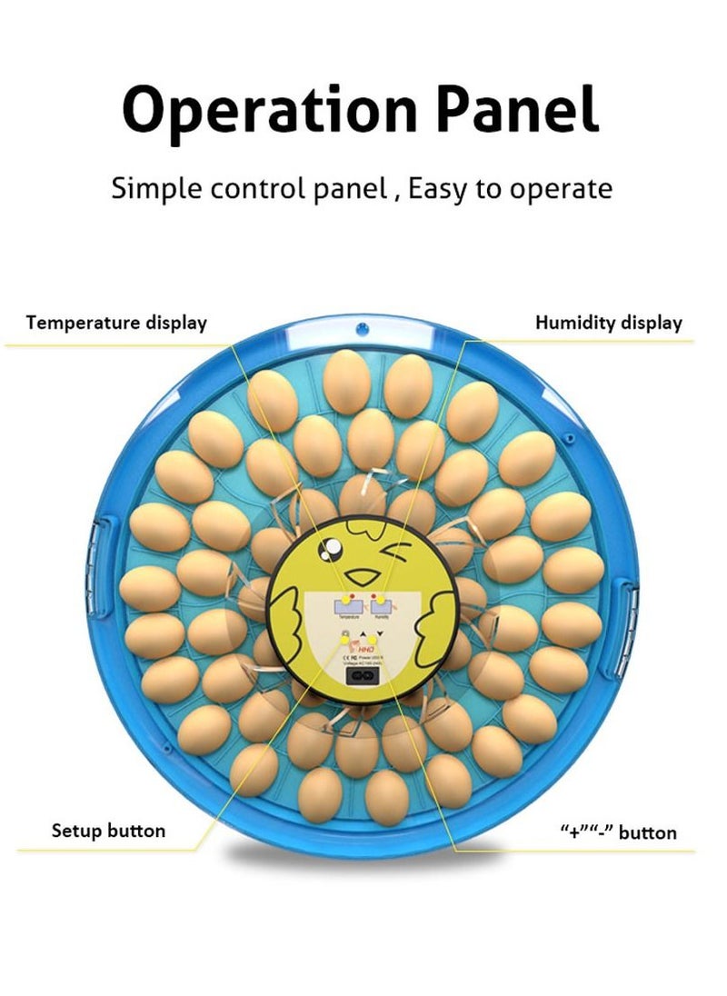 MARGOUN - 52 Egg Automatic Egg Incubator Temperature Control Hatcher - Image 1